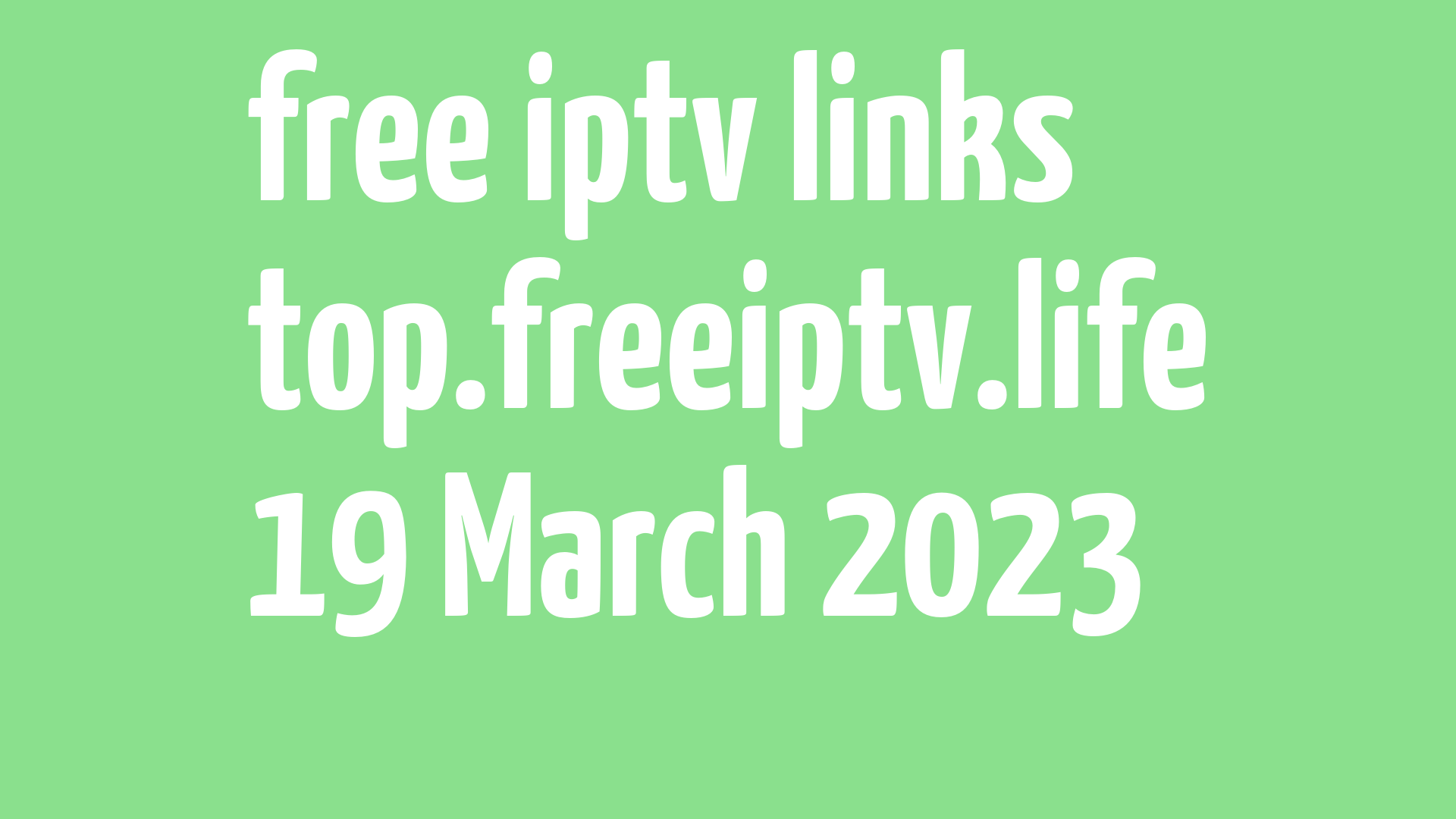 free iptv links 180323